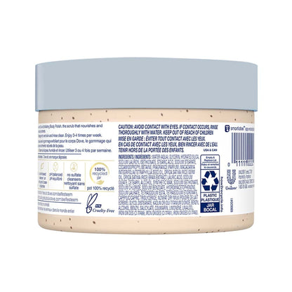 Dove Exfoliating Body Polish - Crushed Macadamia And Rice Milk