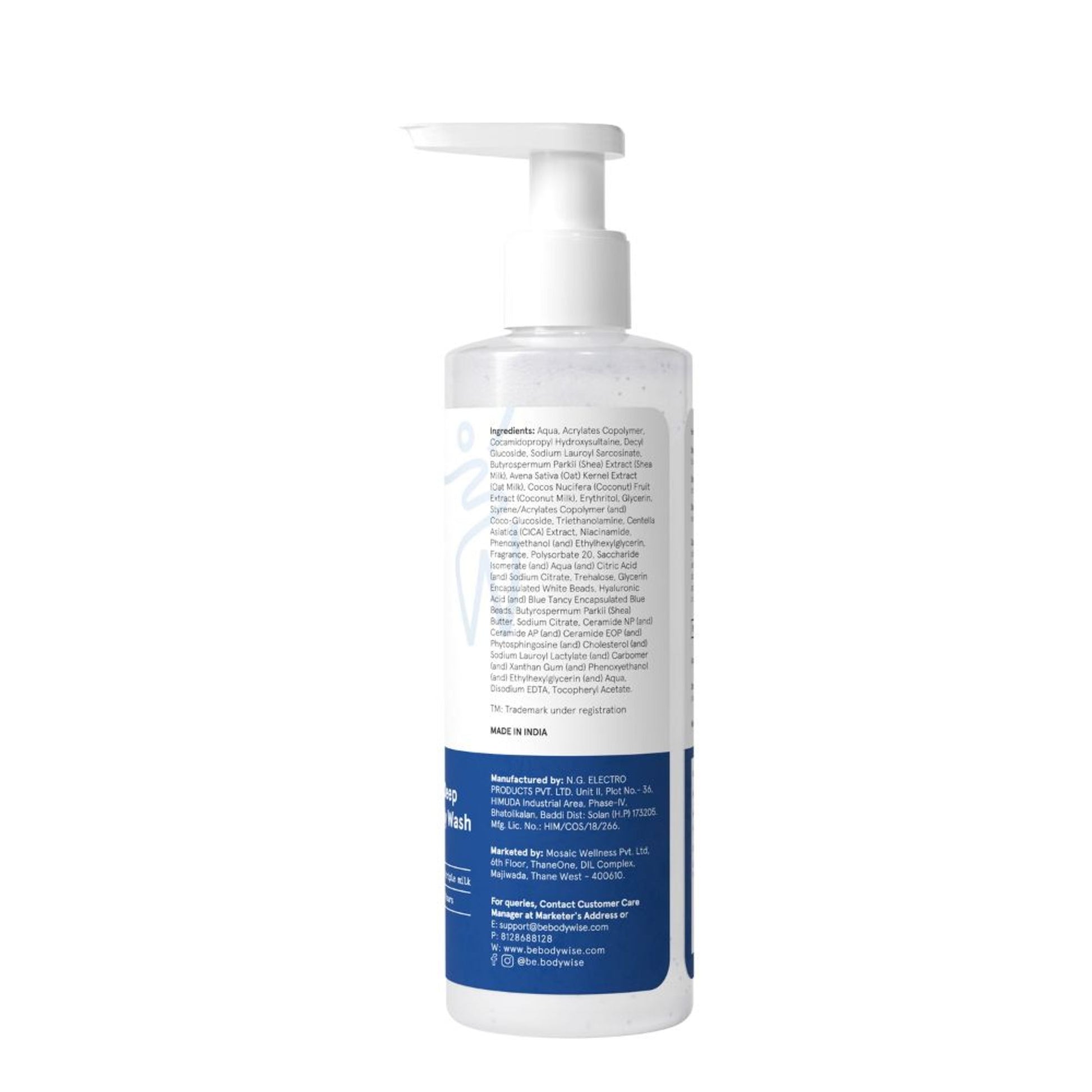 Be Bodywise Triple Milk Deep Hydrating Body Wash - For Dry & Dehydrated Skin