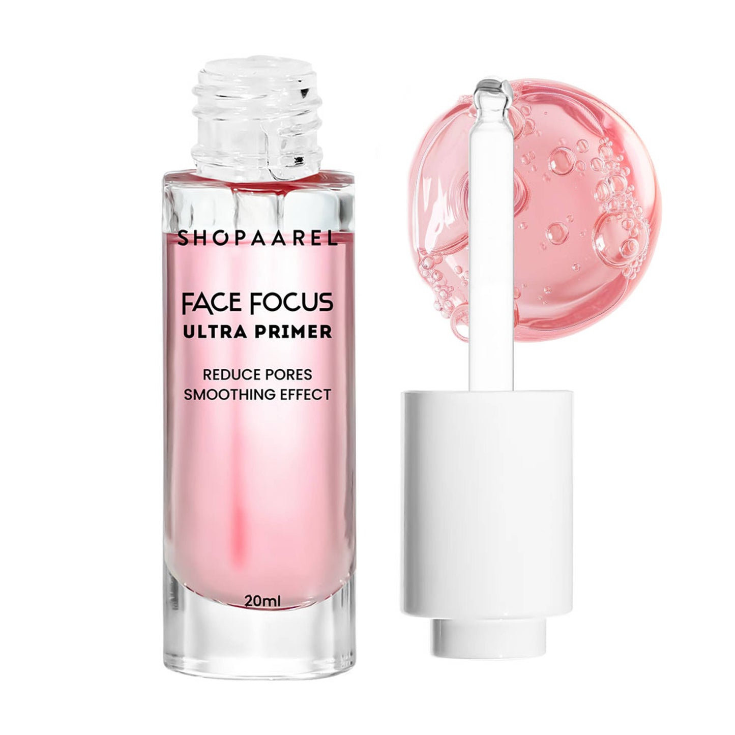 Shopaarel Face Focus Ultra Primer Reduce Pores, Watermelon Extract, Oil Control- Pink