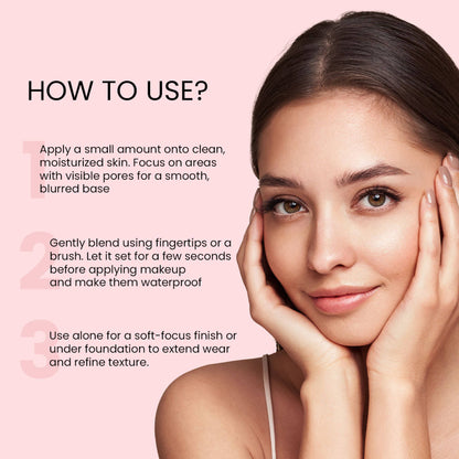 Shopaarel Face Focus Ultra Primer Reduce Pores, Watermelon Extract, Oil Control- Pink