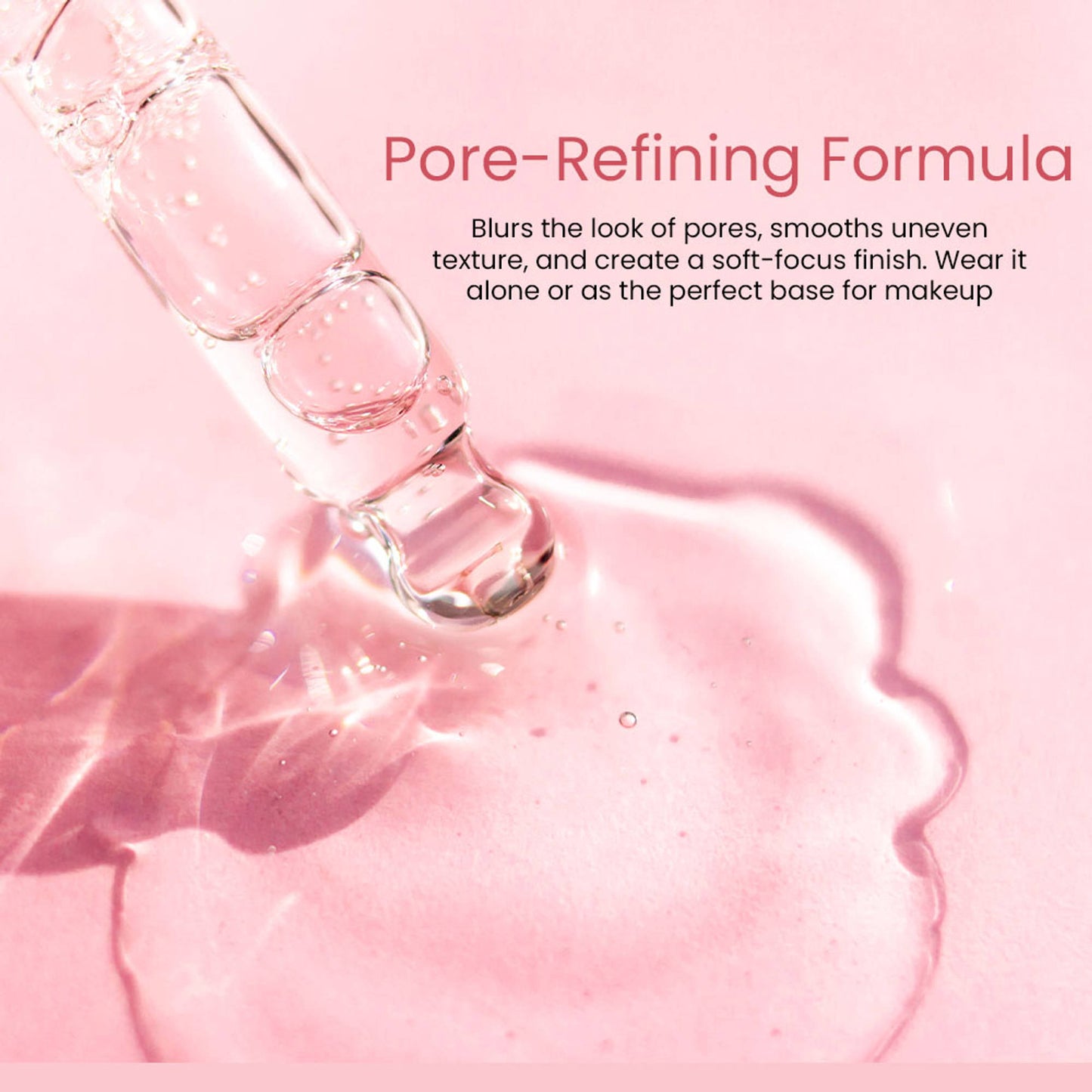 Shopaarel Face Focus Ultra Primer Reduce Pores, Watermelon Extract, Oil Control- Pink