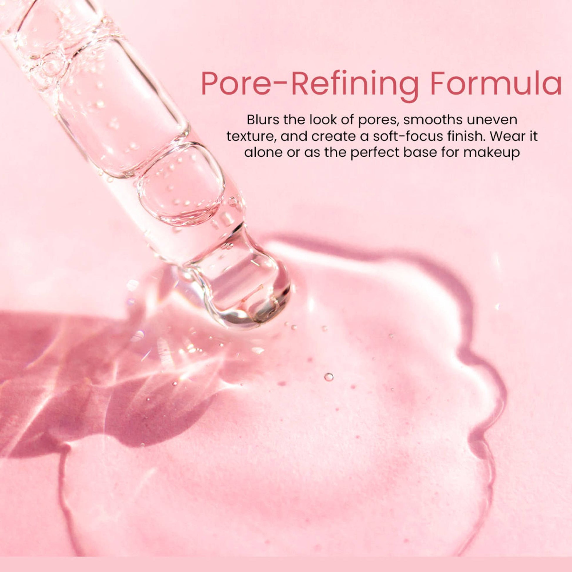 Shopaarel Face Focus Ultra Primer Reduce Pores, Watermelon Extract, Oil Control- Pink