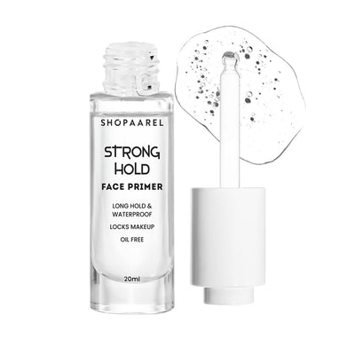 Shopaarel Strong Hold Face Primer Long Hold & Waterproof, Locks Makeup Oil Free - Clear Shade