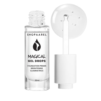 Shopaarel Magical Gel Drops, Face Primer, Soft Radiance, Luminous Finish - Clear
