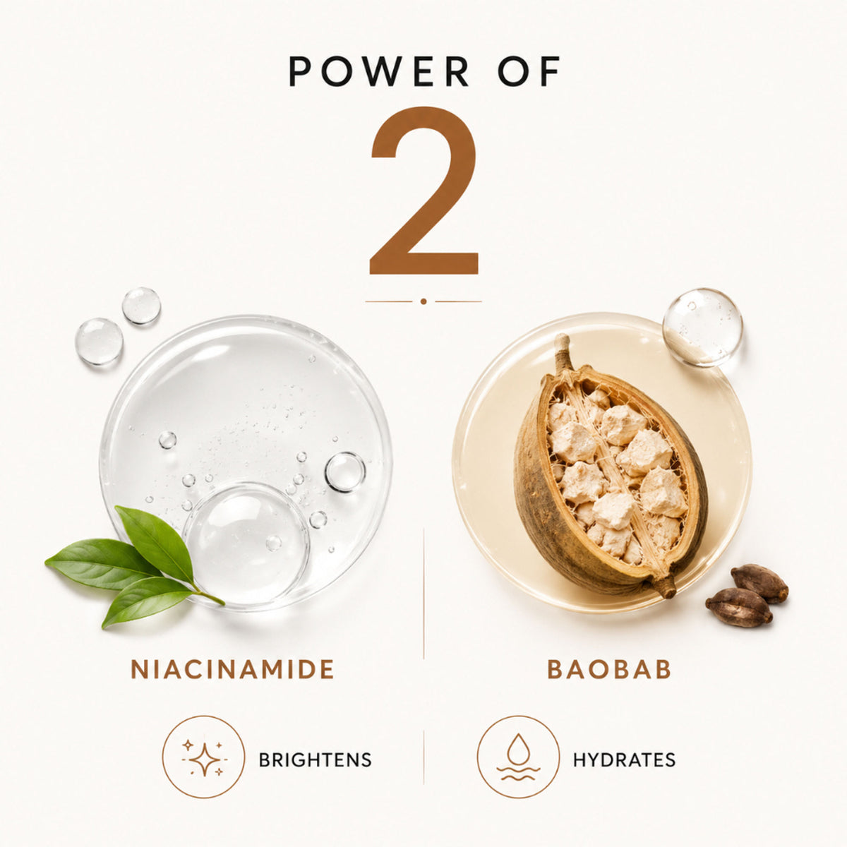 KUUARD Niacinamide Sunscreen SPF 50 PA++++ bottle with non-sticky formula and Baobab for oil control