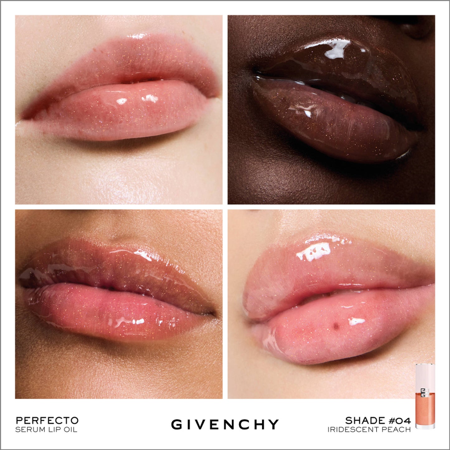Givenchy Perfecto Serum Lip Oil - Iridescent Peach