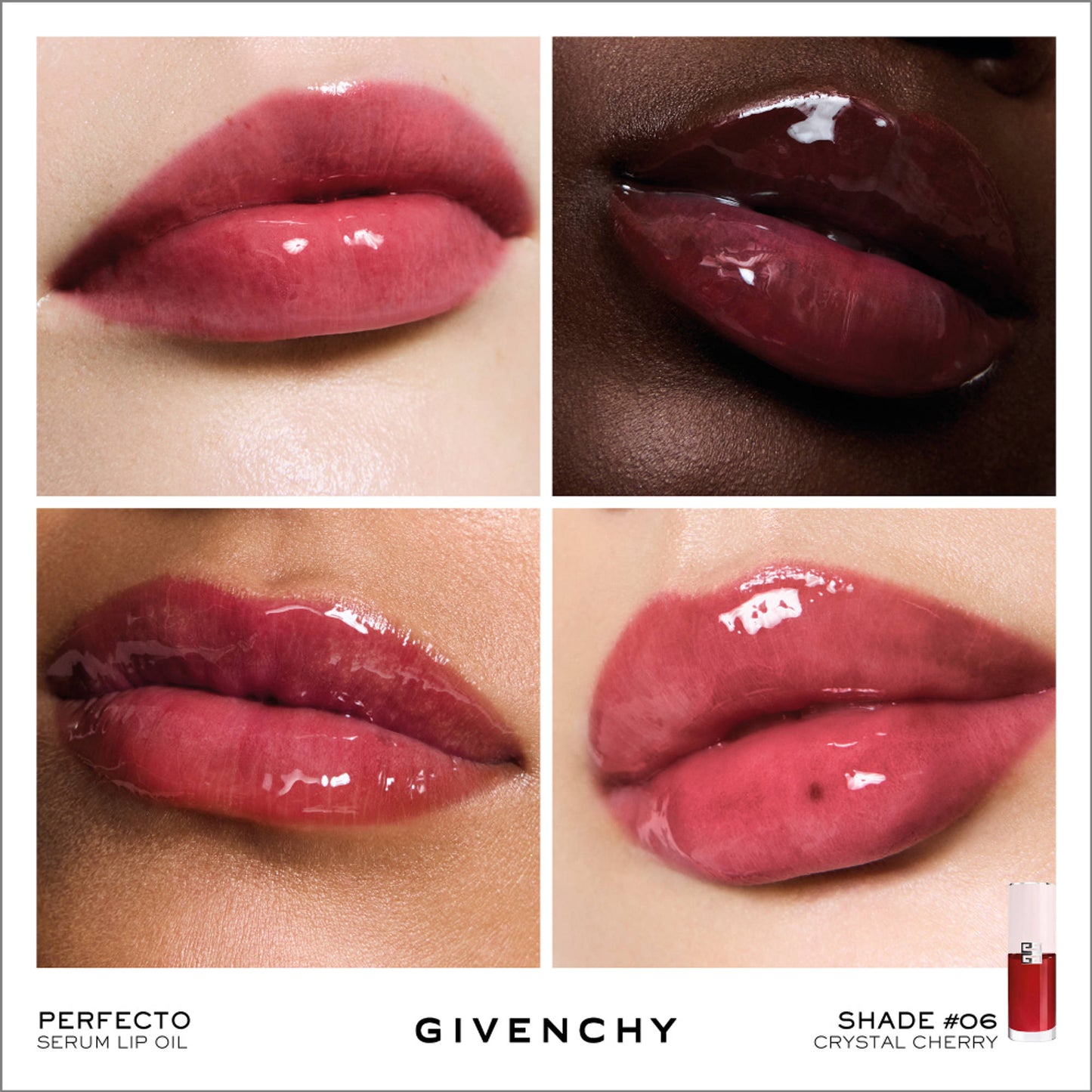 Givenchy Perfecto Serum Lip Oil - Crystal Cherry
