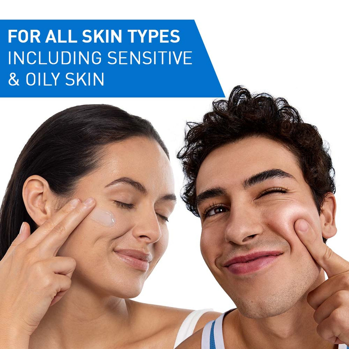 CeraVe HA water gel oil-free face moisturizer with Hylauronic Acid & Ceramides for plumpy hydration