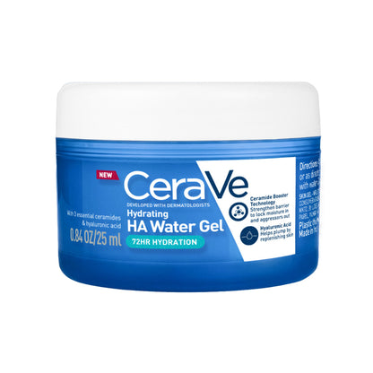 CeraVe HA water gel oil-free face moisturizer with Hylauronic Acid & Ceramides for plumpy hydration