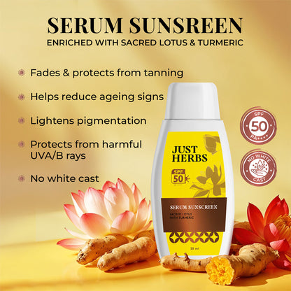 Just Herbs 2-In-1 Serum Sunscreen