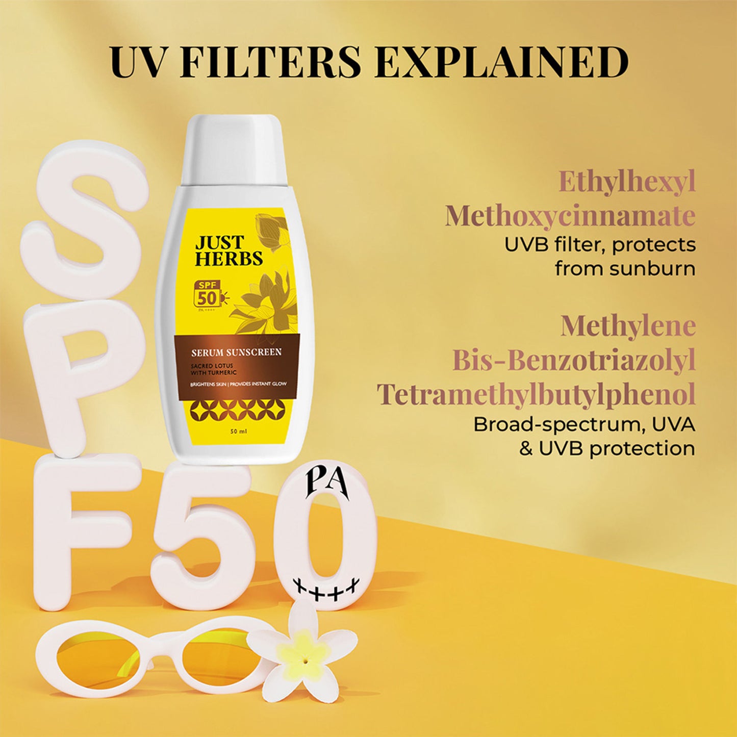 Just Herbs 2-In-1 Serum Sunscreen