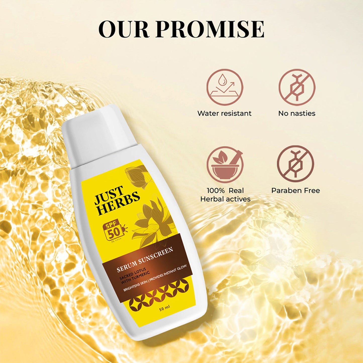 Just Herbs 2-In-1 Serum Sunscreen