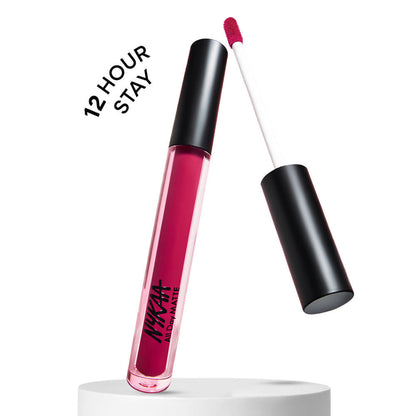 Nykaa All Day Matte Long Lasting Transferproof Liquid Lipstick - Dream Wife - Deep Pink