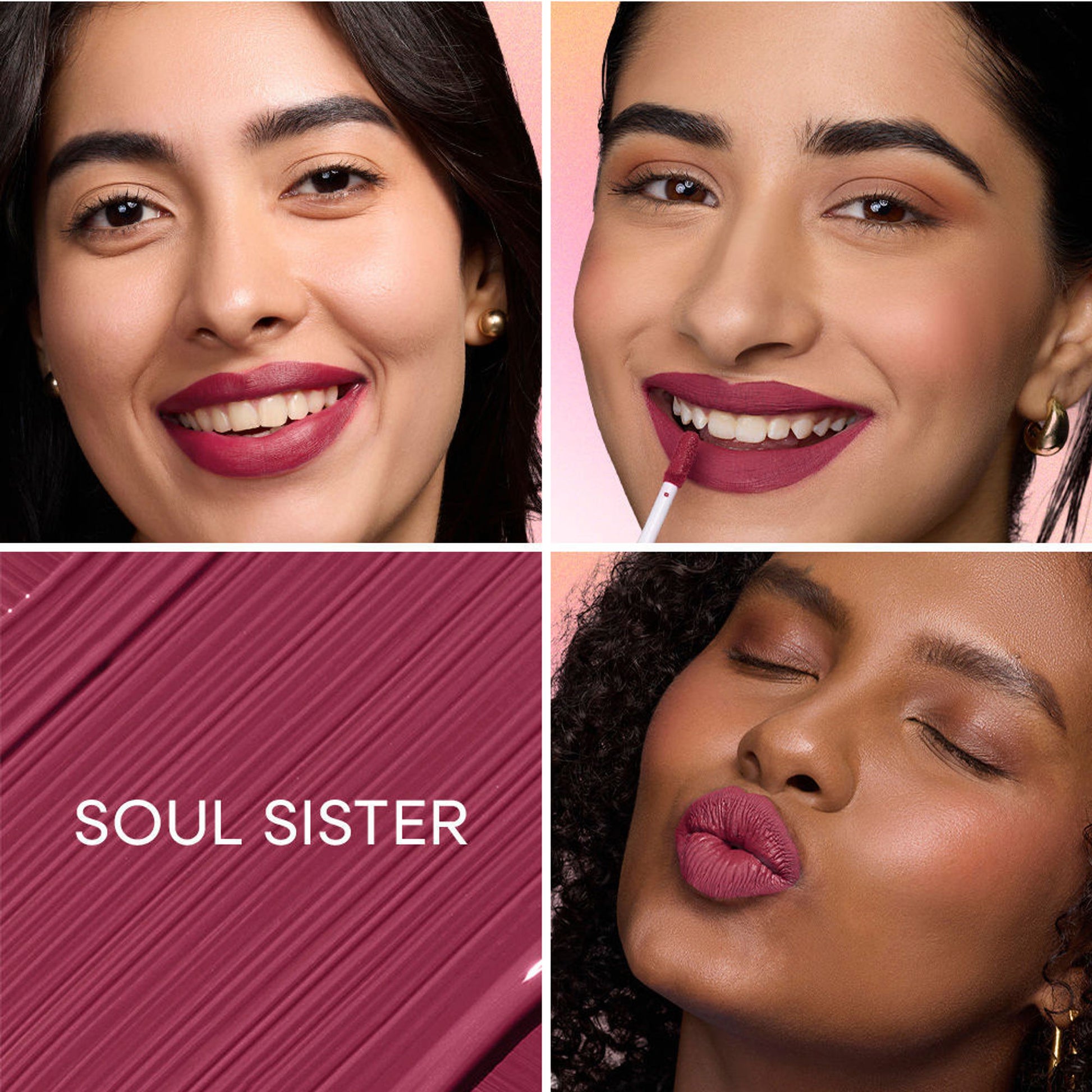 Nykaa All Day Matte Long Lasting Transferproof Liquid Lipstick - Soul Sister - Mauve Nude