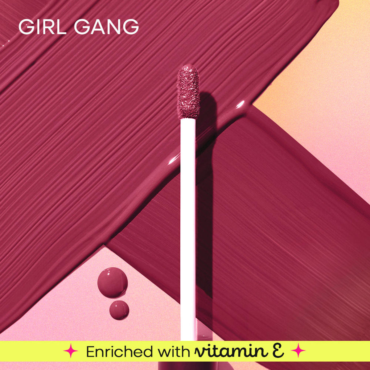 Nykaa All Day Matte Long Lasting Transferproof Liquid Lipstick - Girl Gang - Berry