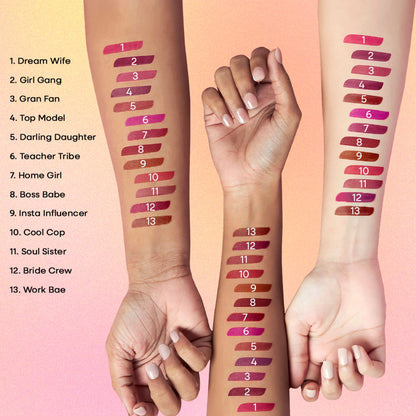 Nykaa All Day Matte Long Lasting Transferproof Liquid Lipstick - Dear Doc - Deep Nude