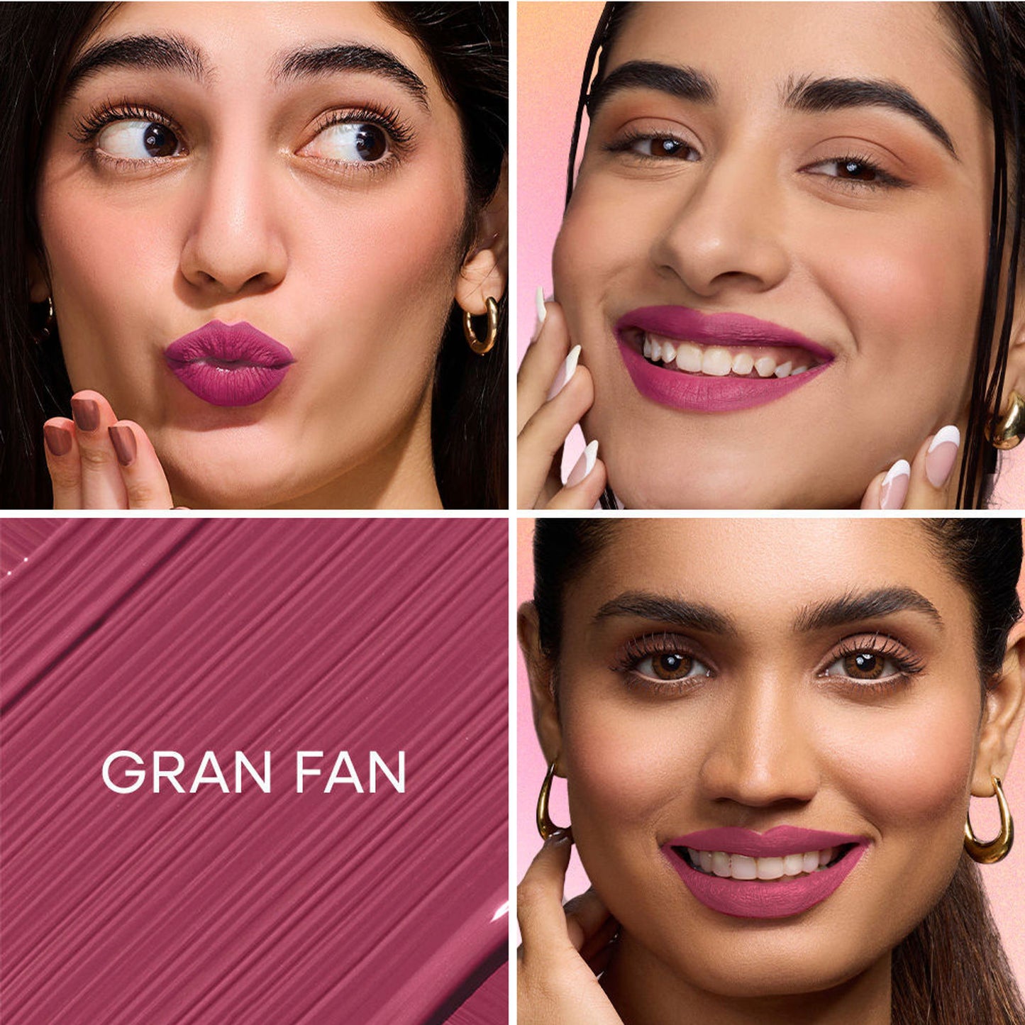 Nykaa All Day Matte Long Lasting Transferproof Liquid Lipstick - Gran Fan - Mauve