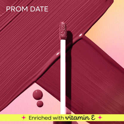 Nykaa All Day Matte Long Lasting Transferproof Liquid Lipstick - Prom Date - Deep Pink Nude