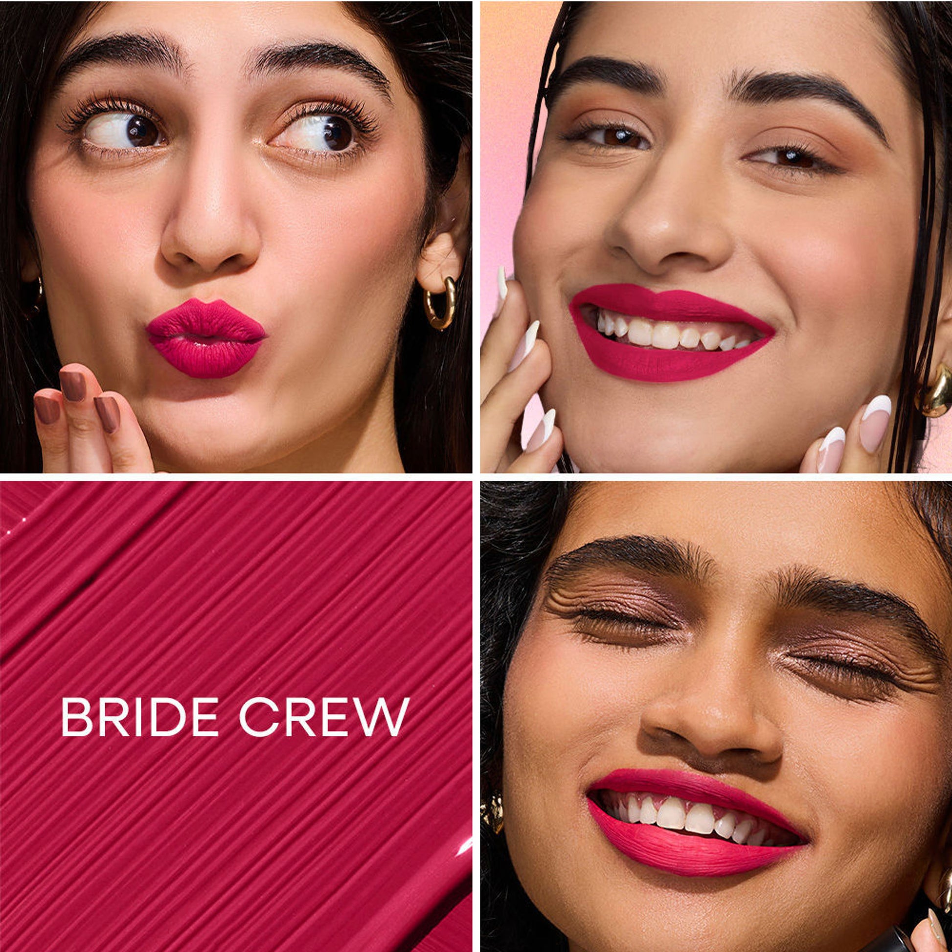 Nykaa All Day Matte Long Lasting Transferproof Liquid Lipstick - Bride Crew - Deep Wine