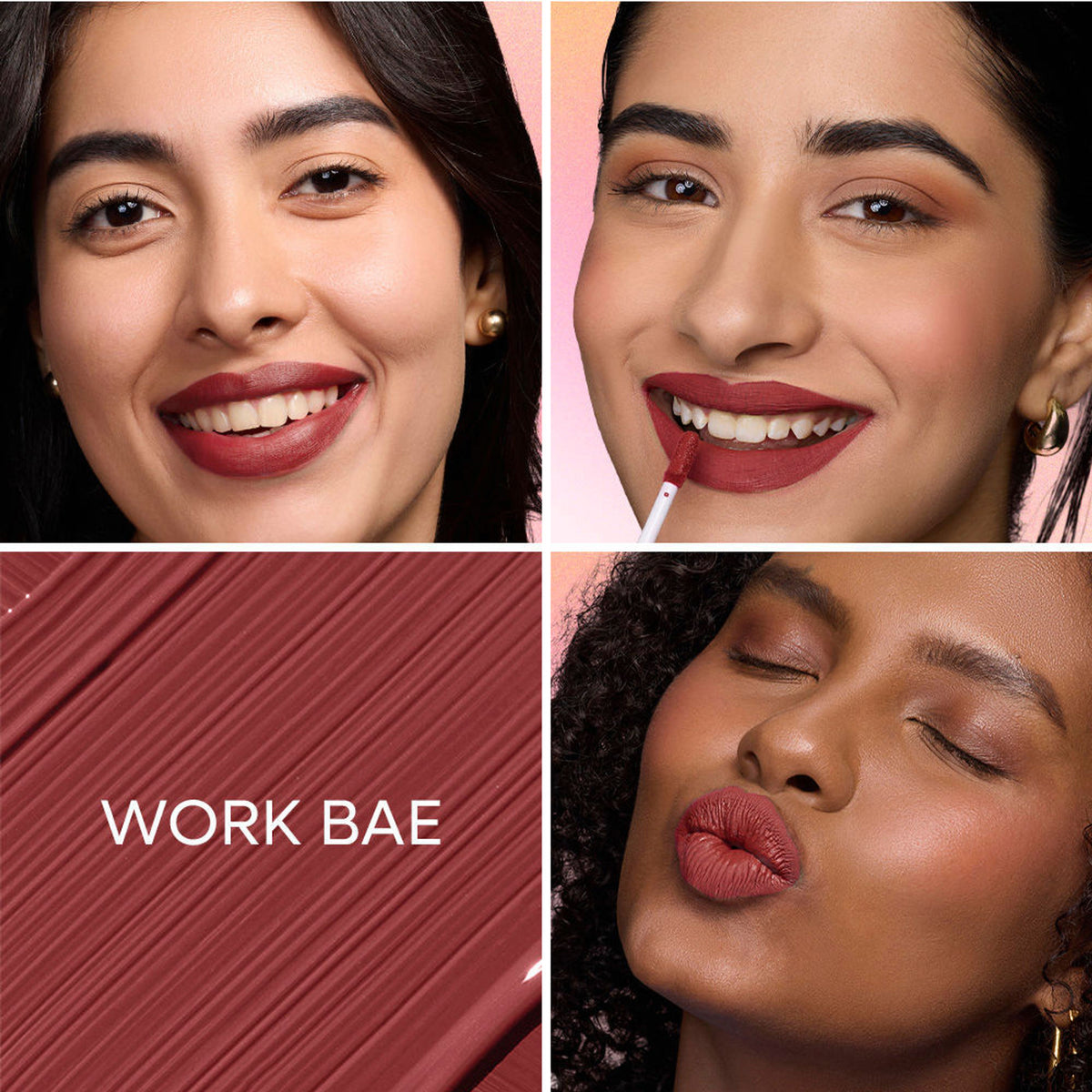 Nykaa All Day Matte Long Lasting Transferproof Liquid Lipstick - Work Bae - Nude
