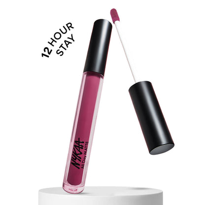 Nykaa All Day Matte Long Lasting Transferproof Liquid Lipstick - Top Model - Mauve Nude