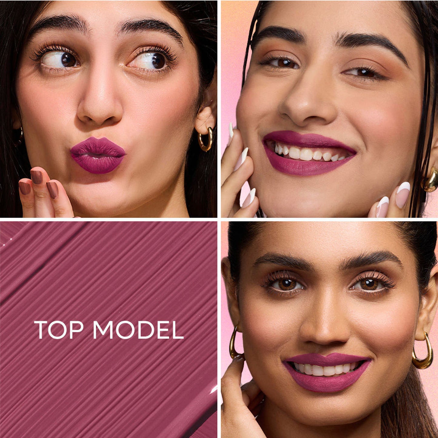 Nykaa All Day Matte Long Lasting Transferproof Liquid Lipstick - Top Model - Mauve Nude