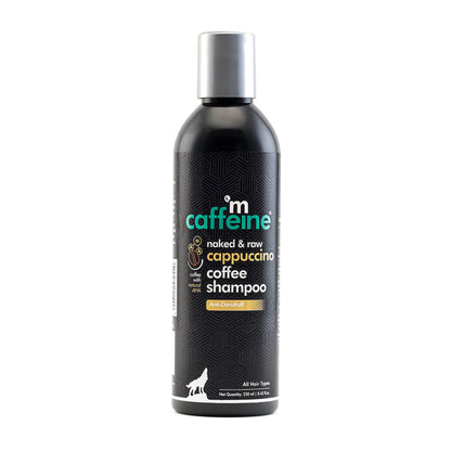 MCaffeine Anti Dandruff Cappuccino Coffee Shampoo With Coffee- Protein And Argan Oil