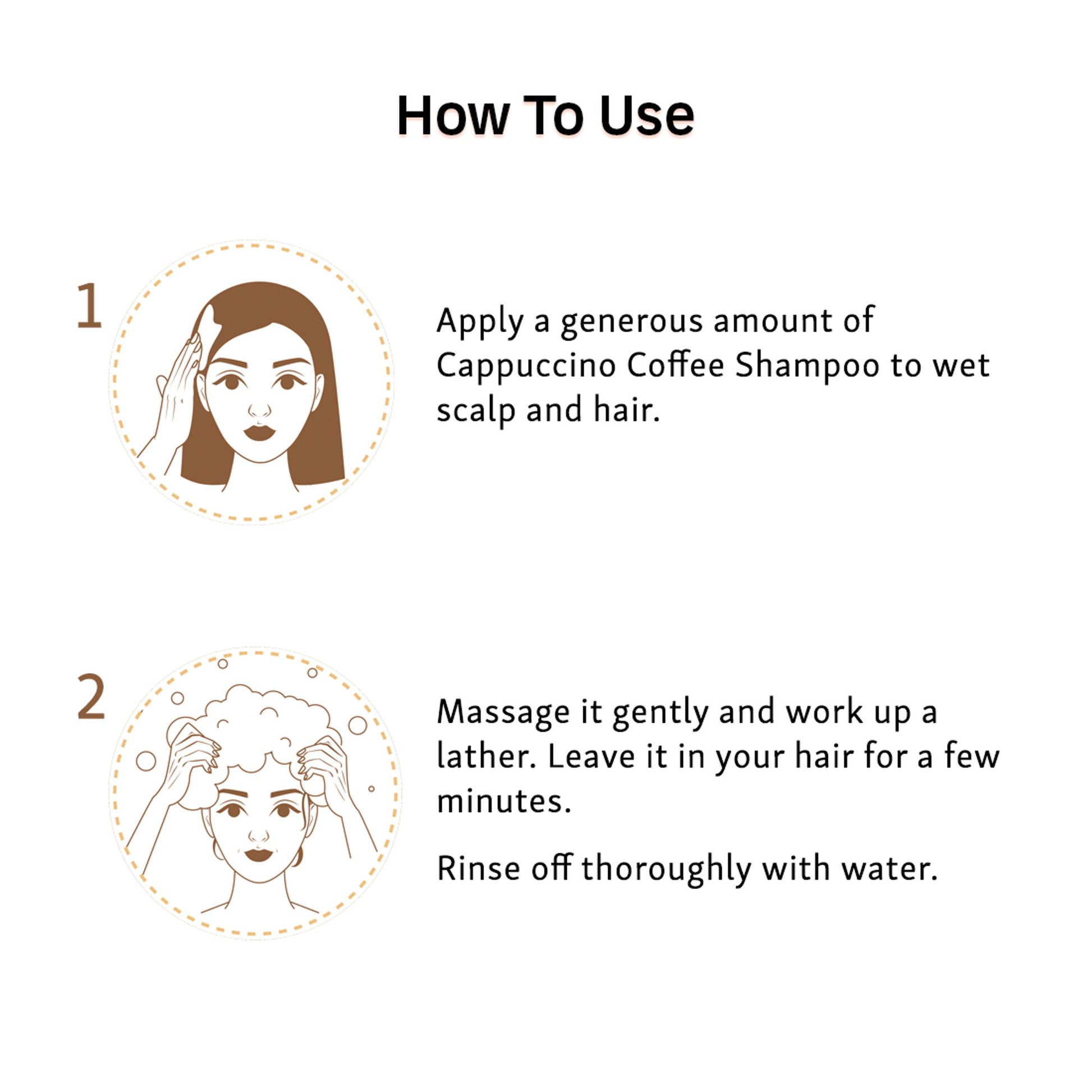 MCaffeine Anti Dandruff Cappuccino Coffee Shampoo With Coffee- Protein And Argan Oil