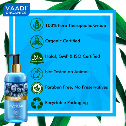 Vaadi Herbals Midnight Blueberry Shower Gel