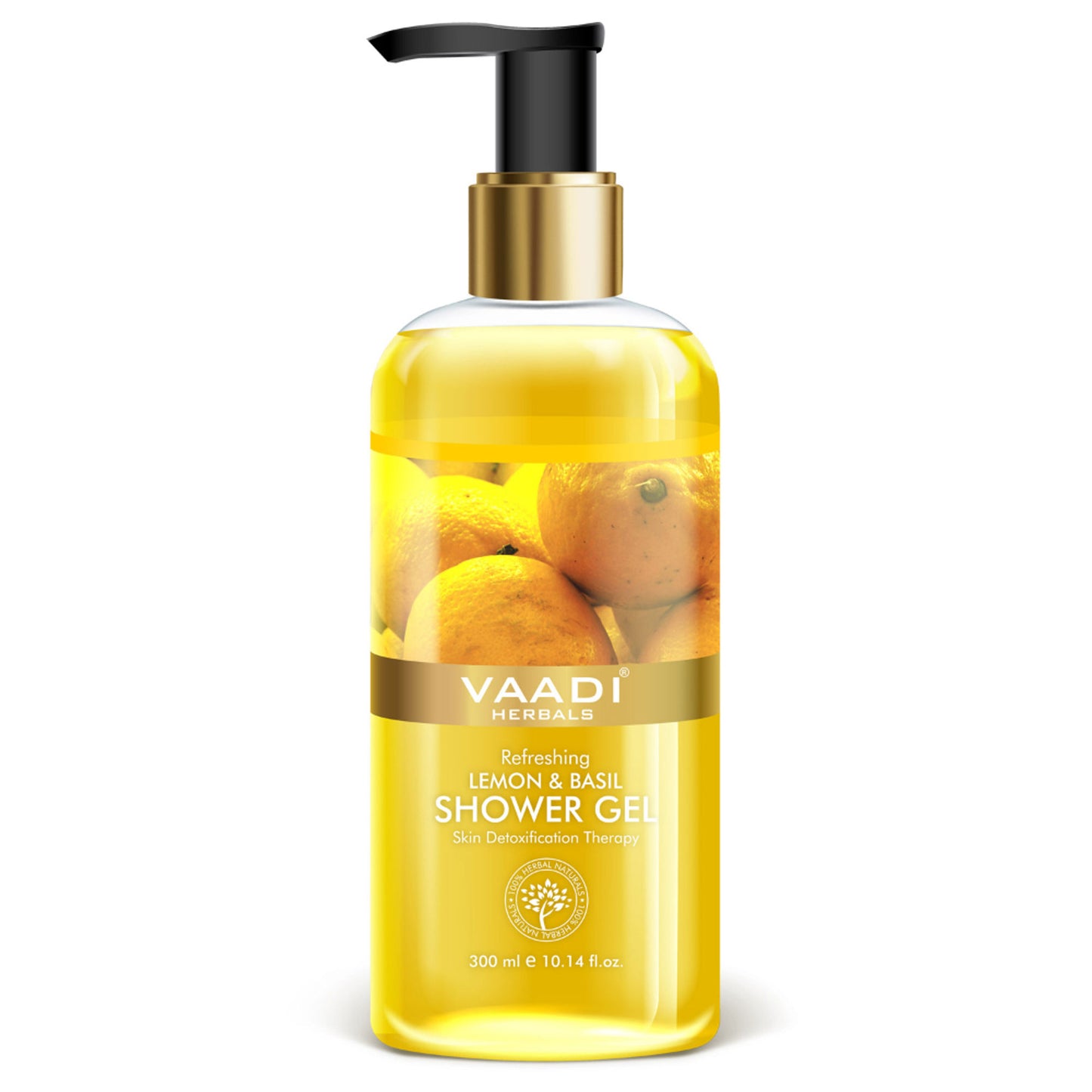 Vaadi Herbals Refreshing Lemon & Basil Shower Gel