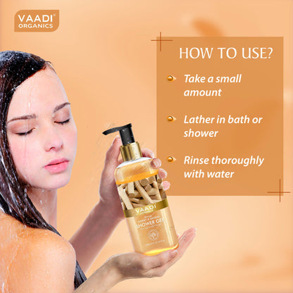 Vaadi Herbals Divine Honey & Sandal Shower Gel