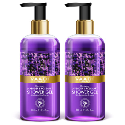 Vaadi Herbals Heavenly Lavender & Rosemary Shower Gel (Pack of 2)