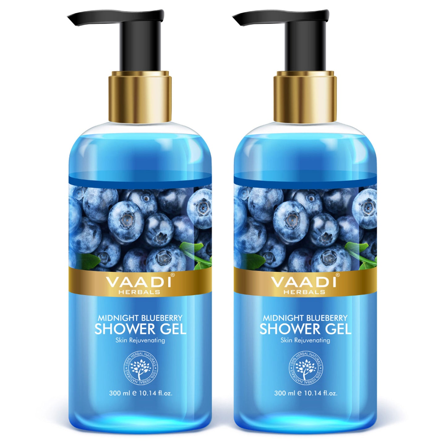 Vaadi Herbals Midnight Blueberry Shower Gel (Pack of 2)