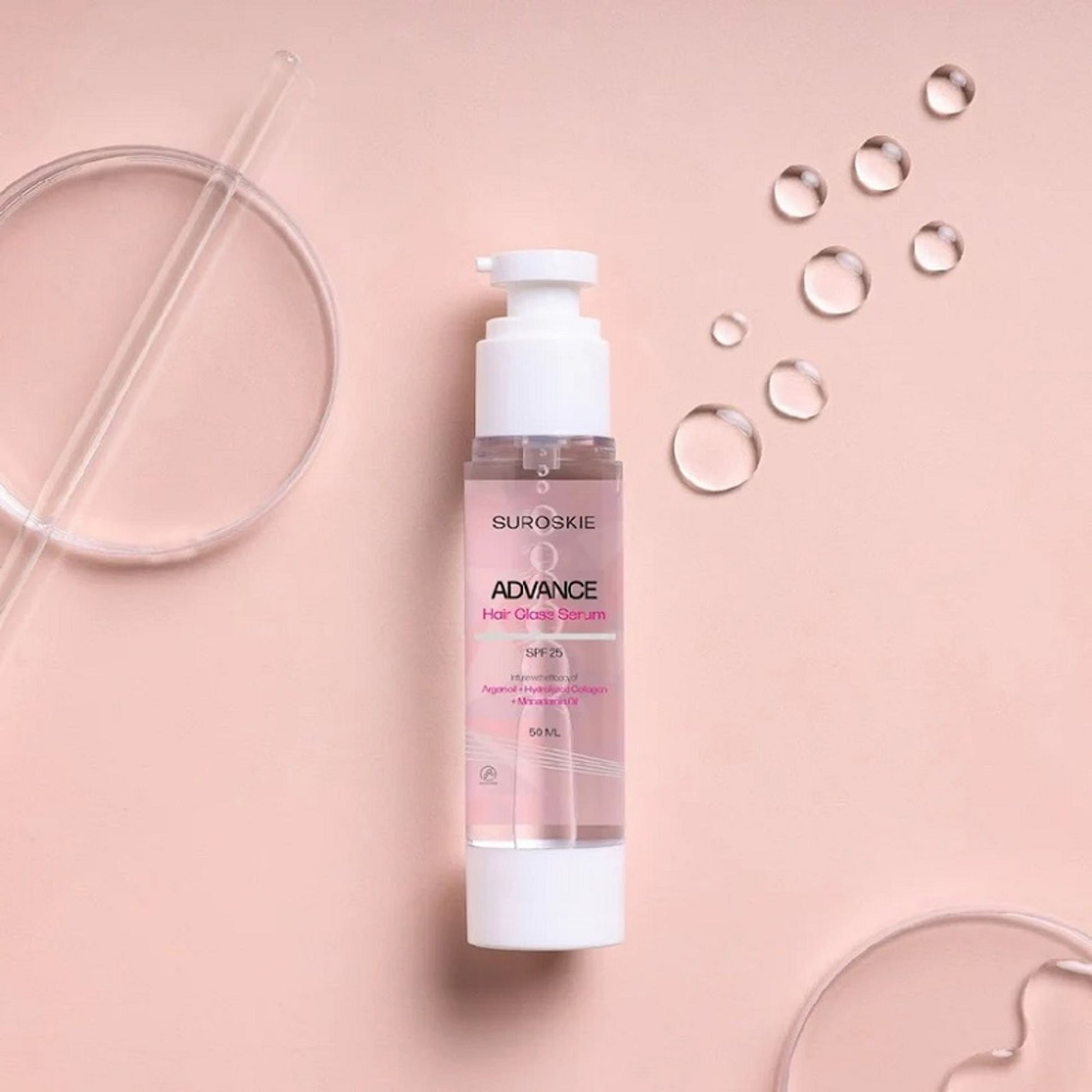 SUROSKIE Advance Glass Hair Serum For Shine & Frizz Control