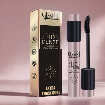 GLAM21 Hd Dense Mascara + Black Eyeliner Combo Pack