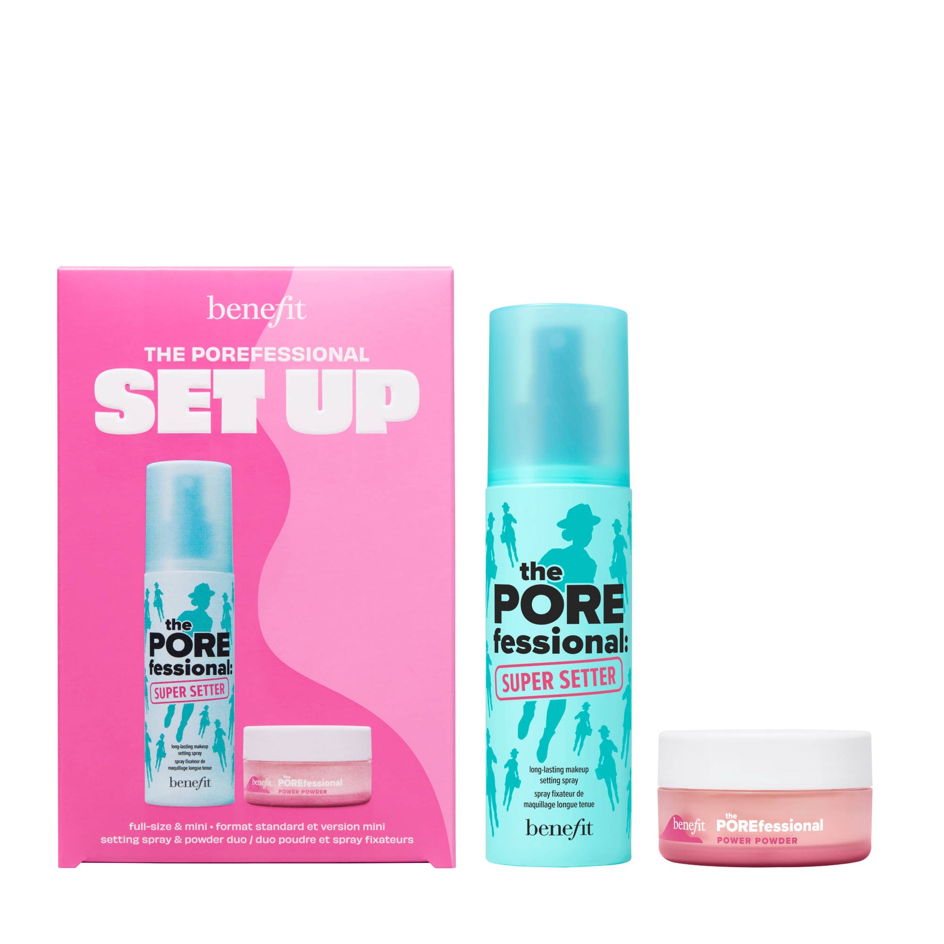 Benefit Cosmetics The POREfessional Set Up Setting Spray & Powder Duo