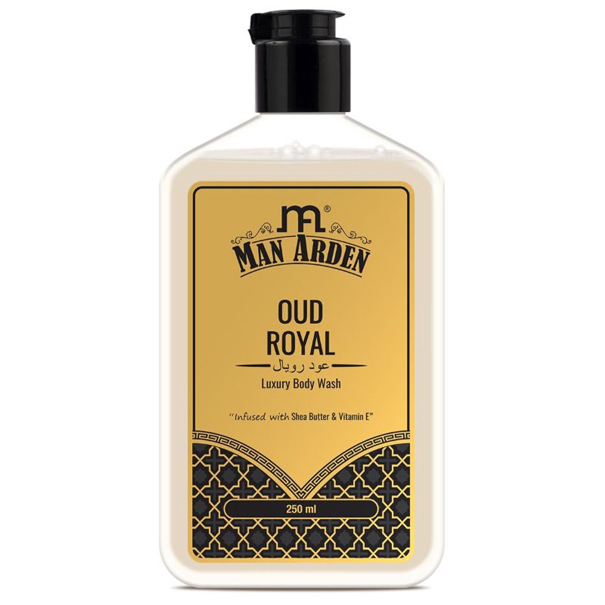 Man Arden Oud Royal Luxury Body Wash Infused With Shea Butter & Vitamin E