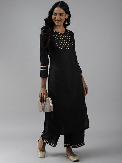 Dhiyona IE Women Yoke Design Kurta with Trousers