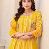 Dhiyona IE Floral Printed Pure Cotton Tunic With Trousers Co-Ords