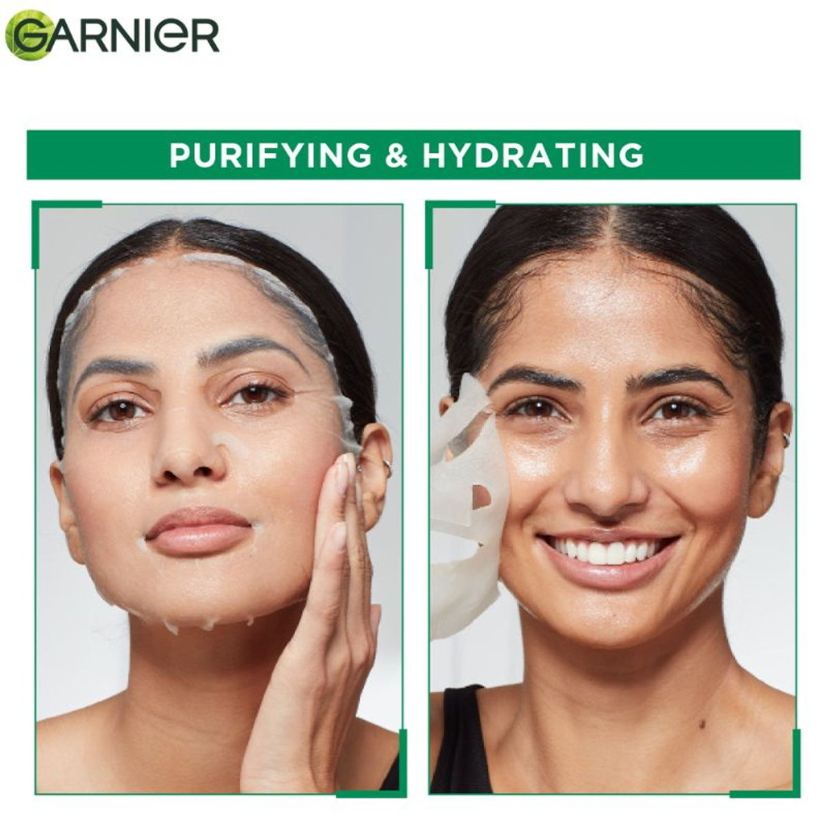 Garnier Skin Naturals Face Serum Sheet Mask - Green Tea