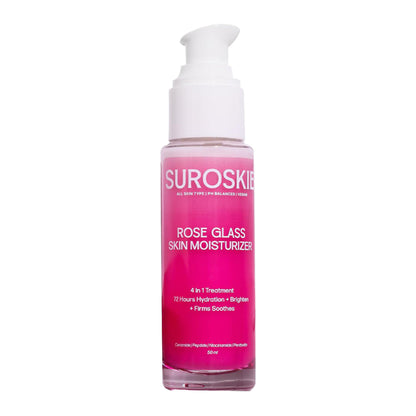 SUROSKIE Rose Glass Skin Moisturizer For Glowing & Hydrated Skin