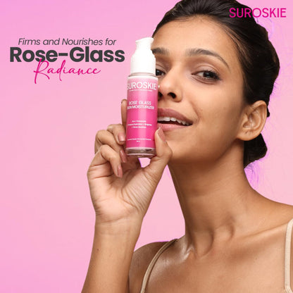 SUROSKIE Rose Glass Skin Moisturizer For Glowing & Hydrated Skin