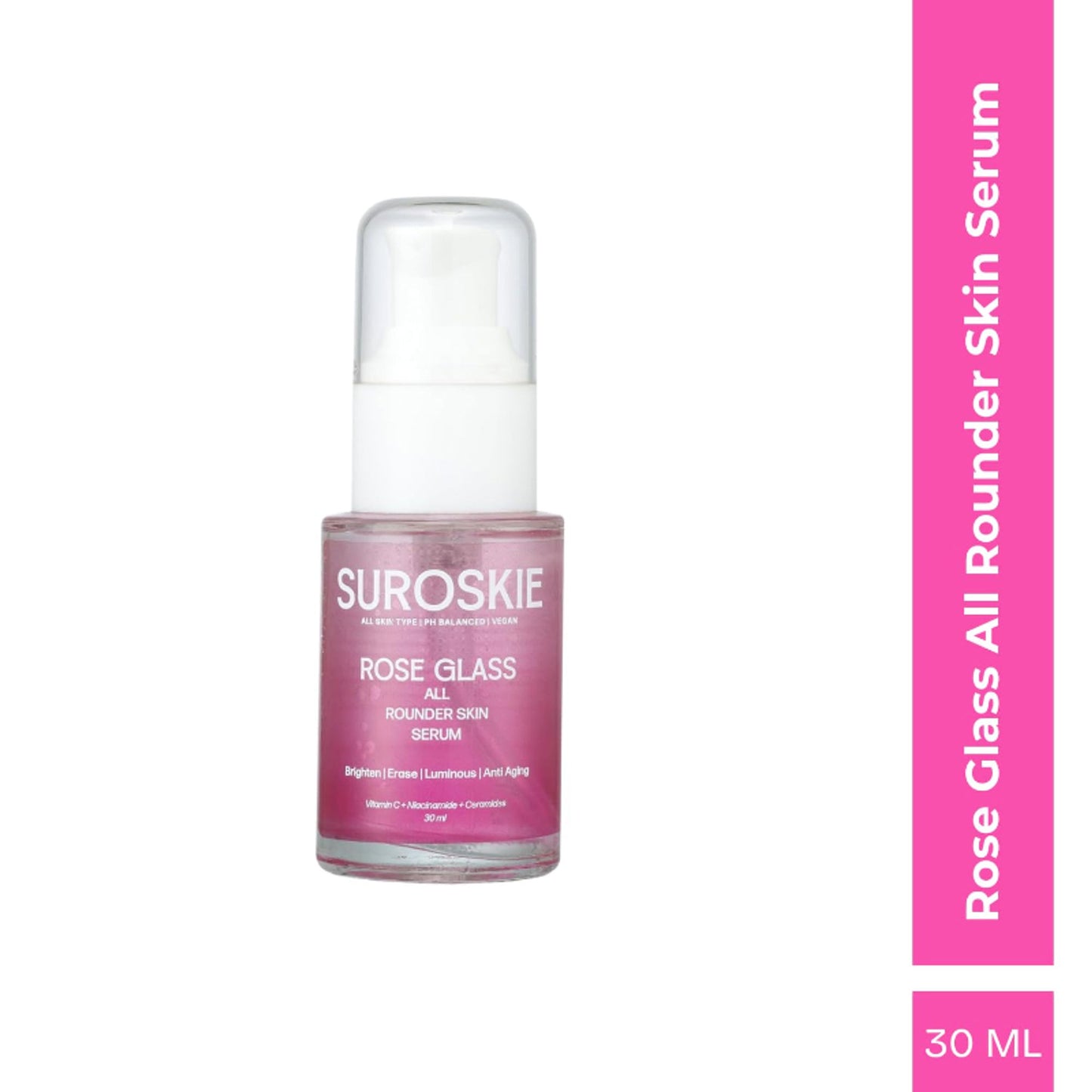 SUROSKIE Rose Glass Face Serum For Glowing & Bright Skin