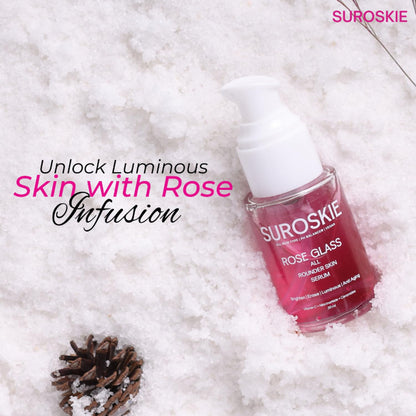 SUROSKIE Rose Glass Face Serum For Glowing & Bright Skin