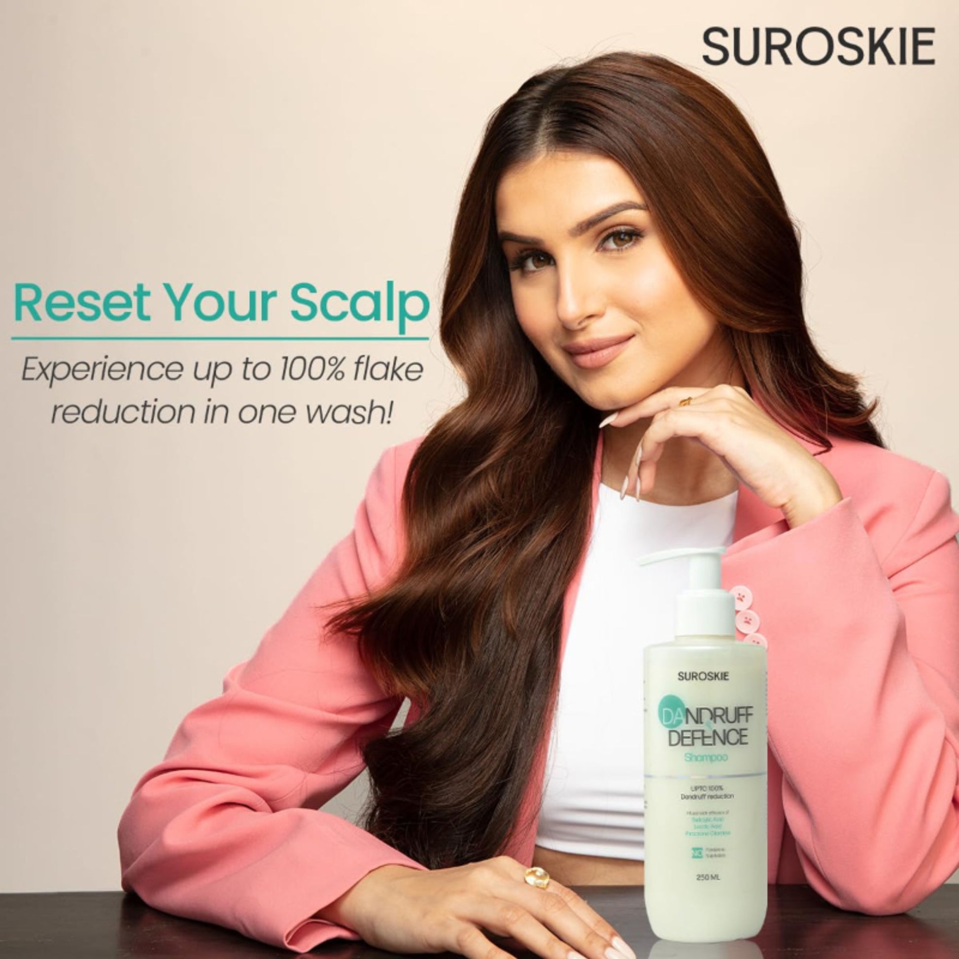 SUROSKIE Anti Dandruff Shampoo For Dandruff & Frizzy Hair