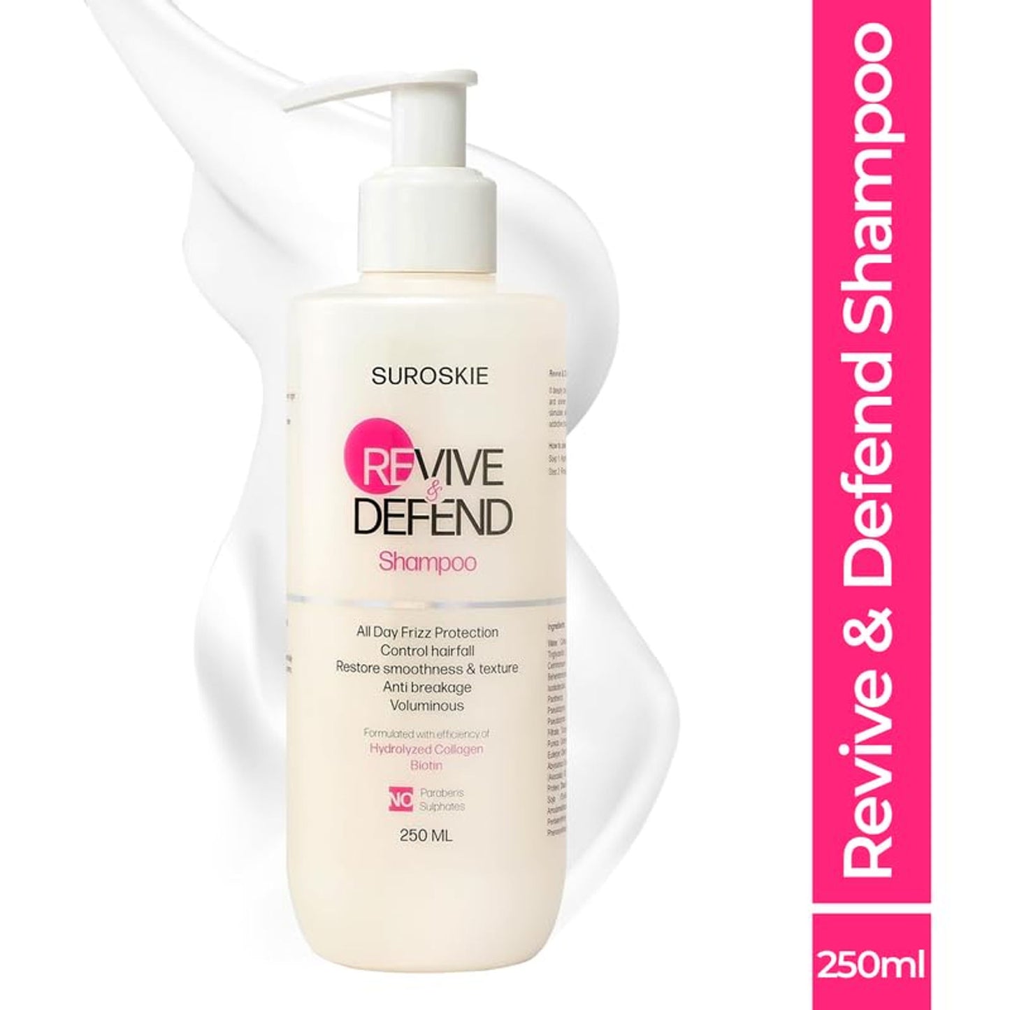 SUROSKIE Revive & Defend Shampoo For Dry & Frizzy Hair