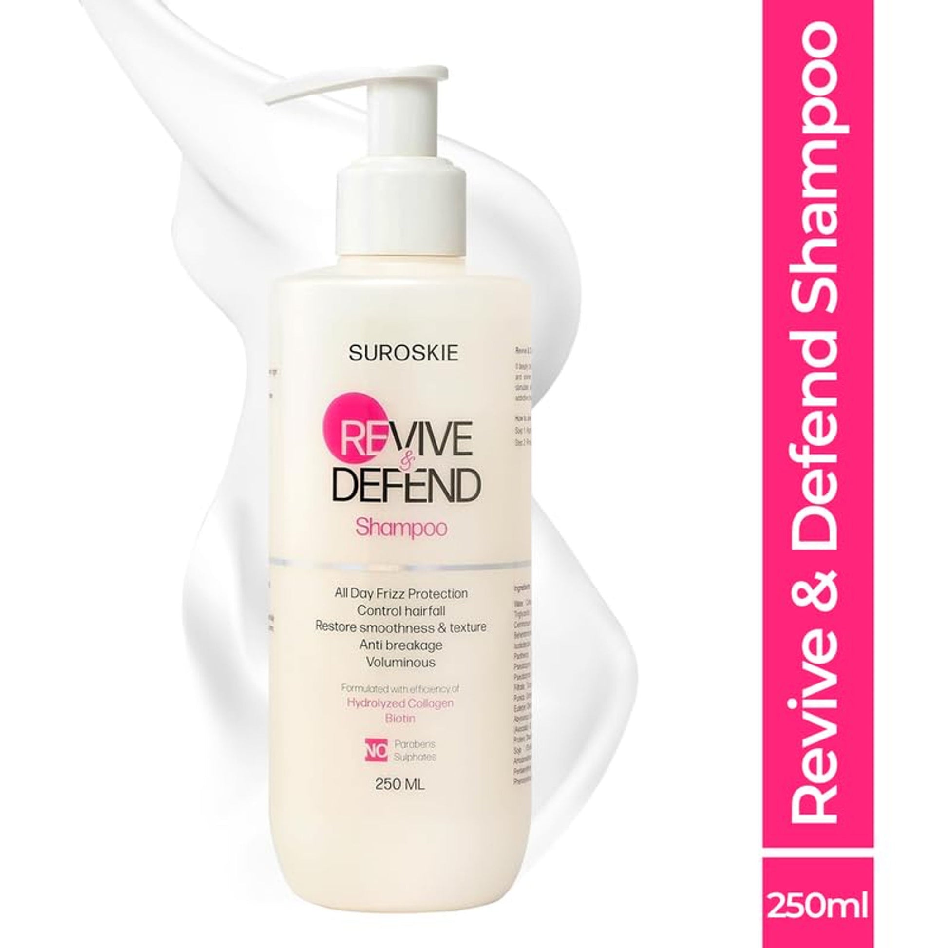 SUROSKIE Revive & Defend Shampoo For Dry & Frizzy Hair