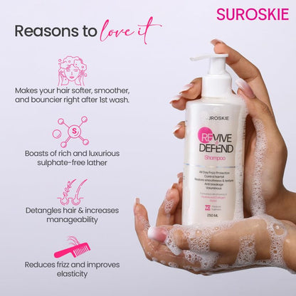SUROSKIE Revive & Defend Shampoo For Dry & Frizzy Hair