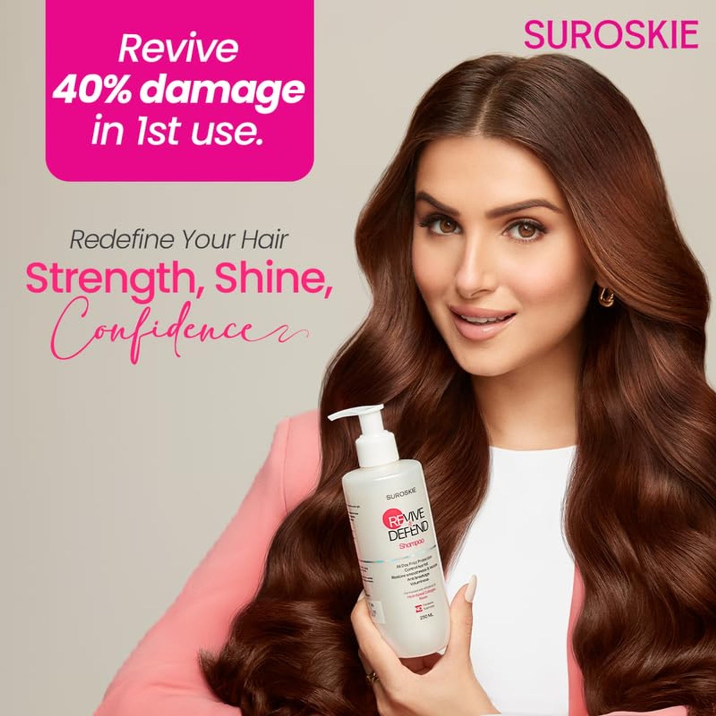 SUROSKIE Revive & Defend Shampoo For Dry & Frizzy Hair