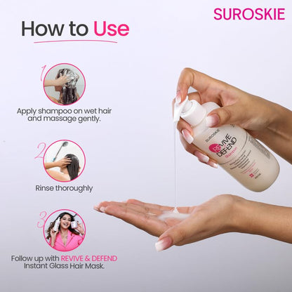 SUROSKIE Revive & Defend Shampoo For Dry & Frizzy Hair